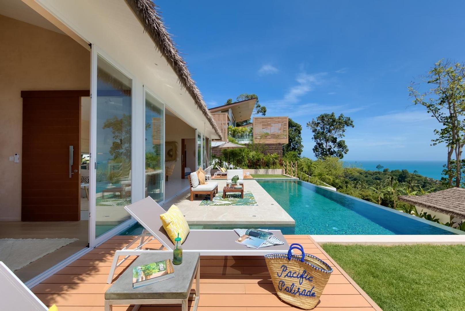 Tropical Seaview Villa With Pool Ko Samui Exteriér fotografie
