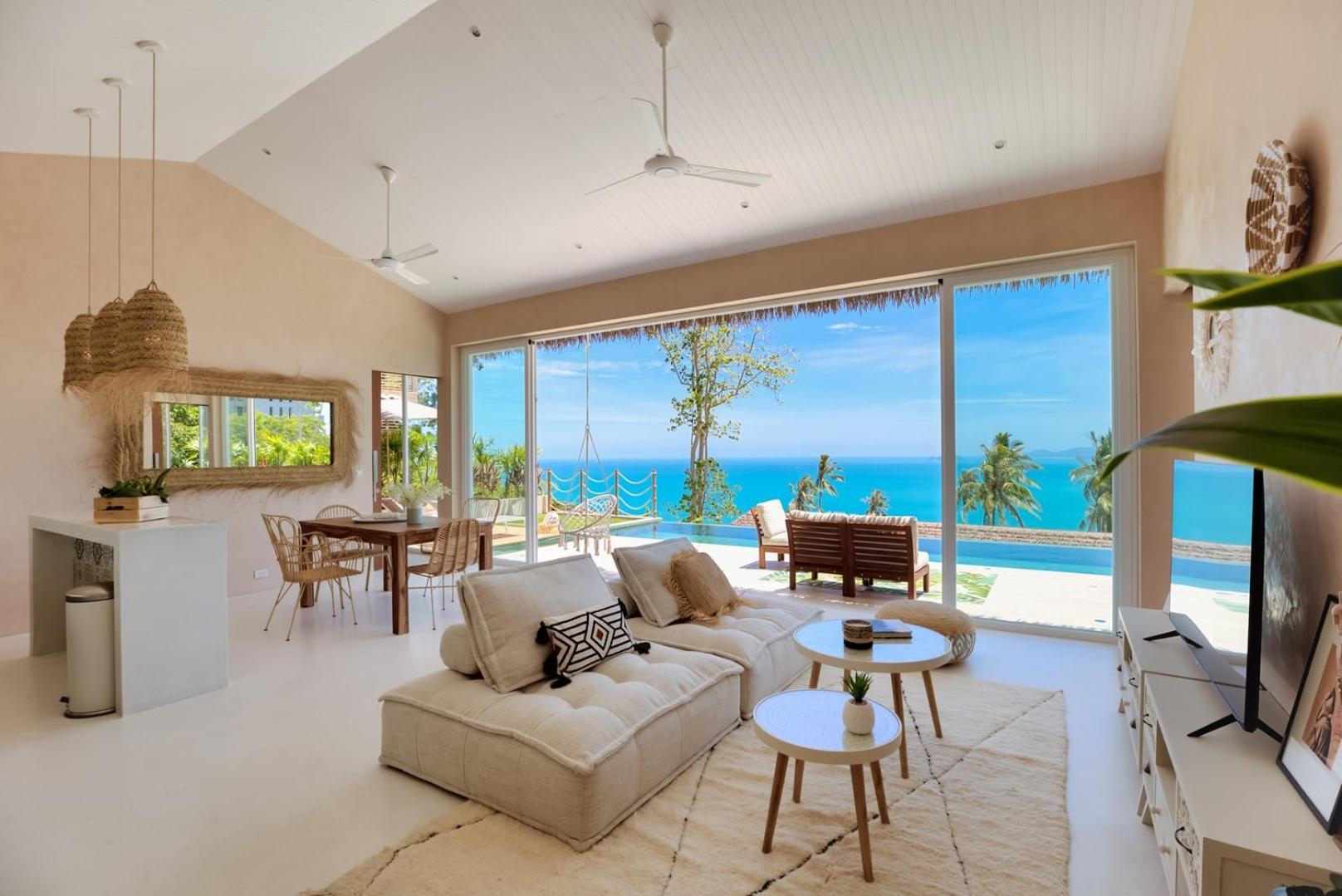 Tropical Seaview Villa With Pool Ko Samui Exteriér fotografie
